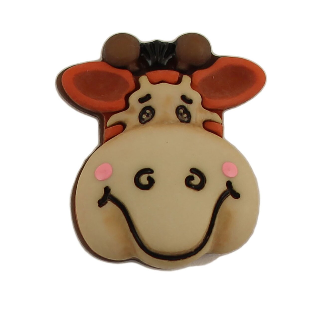 Buttons Galore and More 3D Bulk Buttons - Gertrude the Giraffe - 25 Buttons